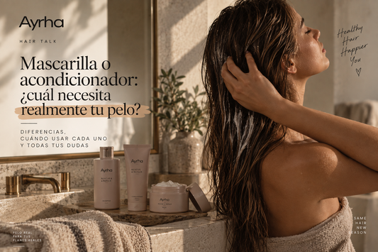 Mascarilla o acondicionador: diferencias y cómo usarlos | Ayrha